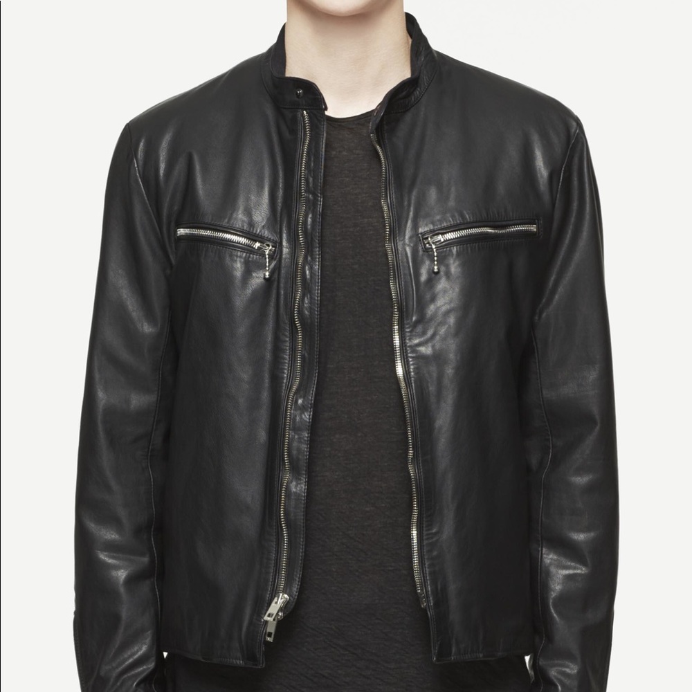 Brand new Rag and Bone Calf leather jacket